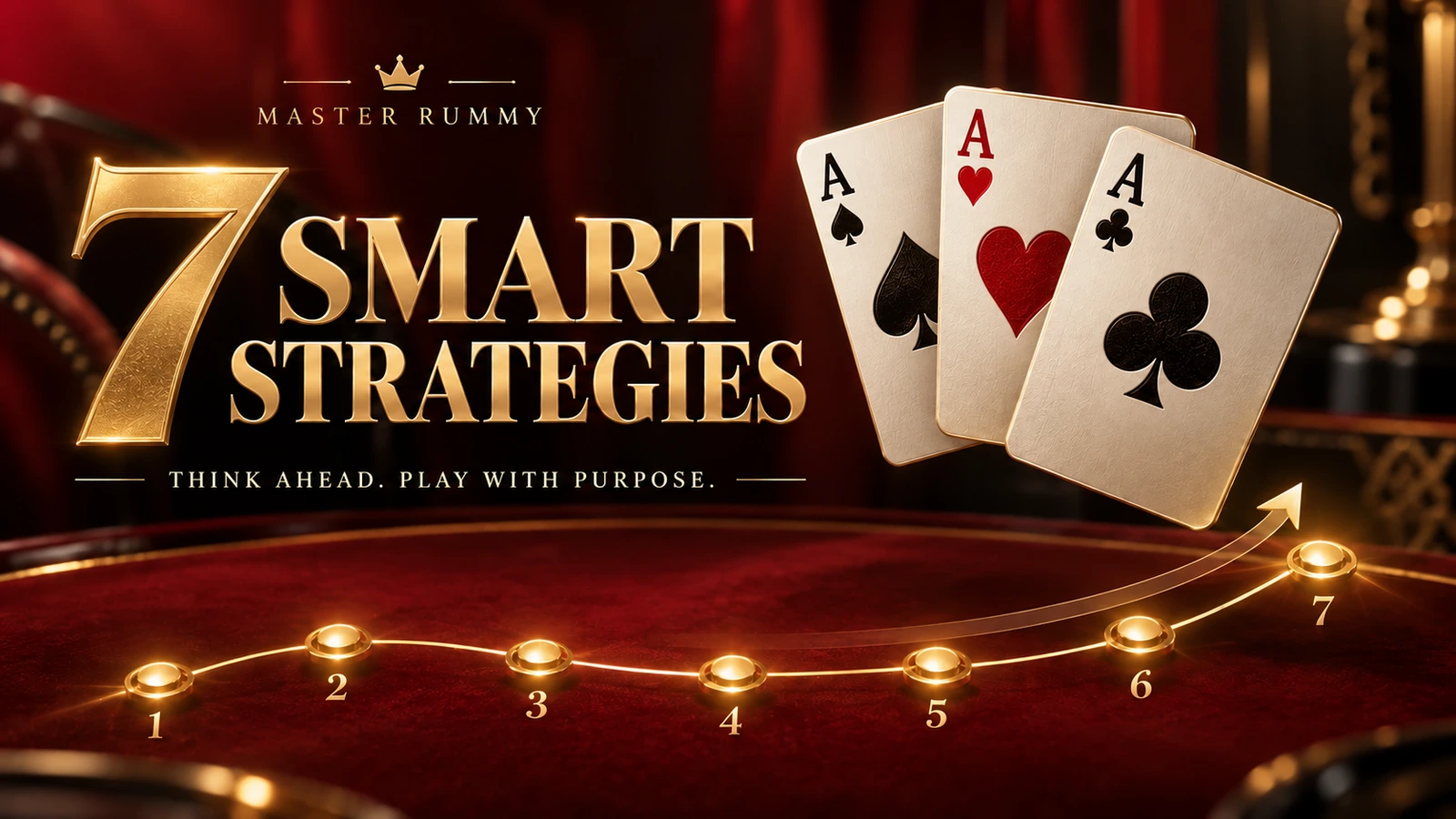 Three aces in different suits above seven strategy checkpoints Three aces in different suits above seven strategy checkpoints